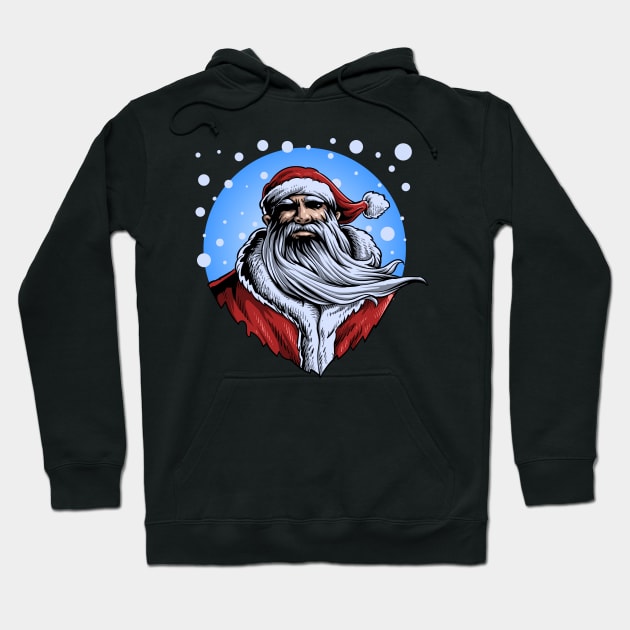 masculine santa Hoodie by bondan_marshall